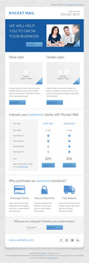 Rocket Mail - Clean & Modern Email Template - 4
