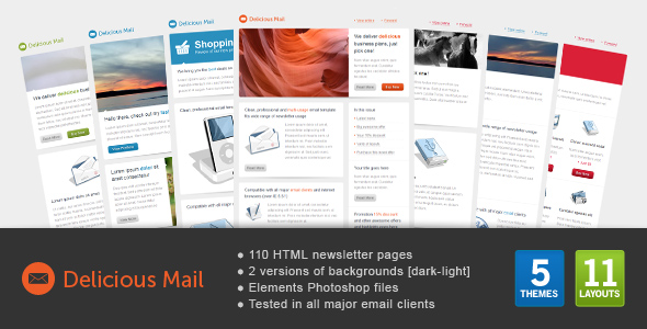 deliciousMail - Clean Mail - Minimal Email Template